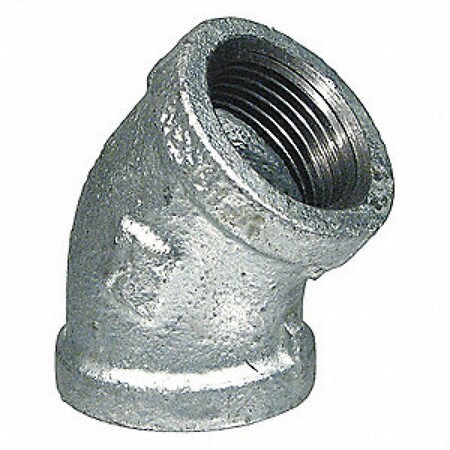 1 In. X 1 In. Galvanized 45 Elbow